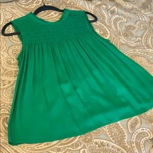 Crown&Ivy Kelly green swing shirt